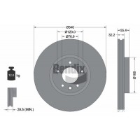 BDS1361HC BENDIX Braking Гальмівний диск