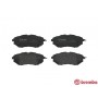 P 78 017 BREMBO Комплект гальмівних колодок дисковий гальм