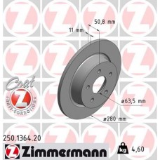 250.1364.20 ZIMMERMANN Гальмівний диск