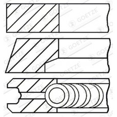 08-124806-00 GOETZE ENGINE Комплект поршневих кілець