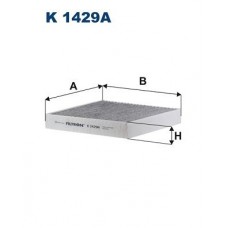 Фільтр повітря у внутрішньому просторі FILTRON K 1429A