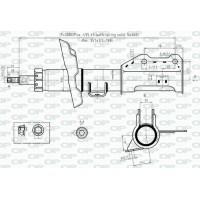 SAB8517.31 OPEN PARTS Амортизатор