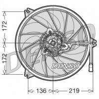 DER21007 DENSO Вентилятор охолодження двигуна