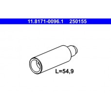 11.8171-0096.1 ATE Напрямний болт корпус скоби гальма