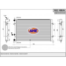 102.168/A AHE Радіатор охолодження двигуна
