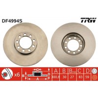 DF4994S TRW Гальмівний диск