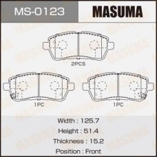 MS-0123 MASUMA Комплект гальмівних колодок