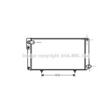 PE2042 AVA QUALITY COOLING Радіатор охолодження двигуна