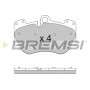 BP3611 BREMSI Комплект гальмівних колодок дисковий гальм