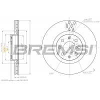 CD7804S BREMSI Гальмівний диск