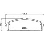 8DB 355 028-941 HELLA PAGID Комплект гальмівних колодок дисковий гальм
