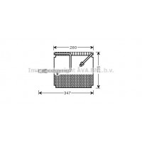 HDV199 AVA QUALITY COOLING Випарник кондиціонера