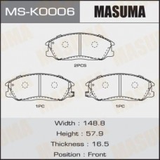 MSK0006 MASUMA Колодки гальмівні