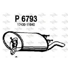 P6793 FENNO Глушник вихлопних газів кінцевий