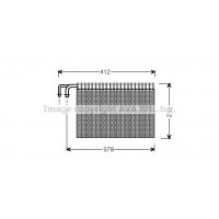 BWV269 AVA QUALITY COOLING Випарник кондиціонера