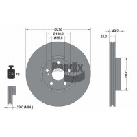 BDS2058 BENDIX Braking Гальмівний диск