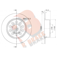 78RBD25640 R BRAKE Гальмівний диск