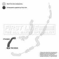 Трубка наддуваемого повітря FIRST-LINE FTH1303