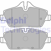 LP2186 DELPHI КомплеК т гальмівних колодок, дискове гальмо