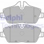 LP2186 DELPHI КомплеК т гальмівних колодок, дискове гальмо