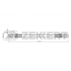BS-9121 ZEKKERT Гальмівний шланг