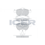 181248 ICER Комплект гальмівних колодок дисковий гальм