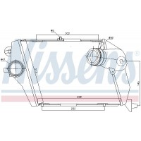 96674 NISSENS Интеркулер
