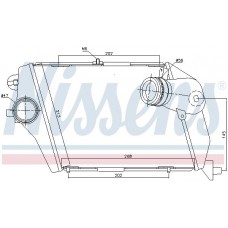96674 NISSENS Интеркулер