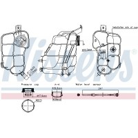 996318 NISSENS Компенсаційний бак охолоджувальна рідина