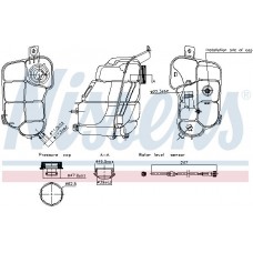 996318 NISSENS Компенсаційний бак охолоджувальна рідина