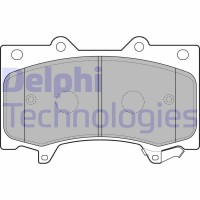 LP2712 DELPHI КомплеК т гальмівних колодок, дискове гальмо