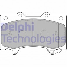 LP2712 DELPHI КомплеК т гальмівних колодок, дискове гальмо