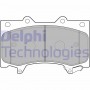 LP2712 DELPHI КомплеК т гальмівних колодок, дискове гальмо