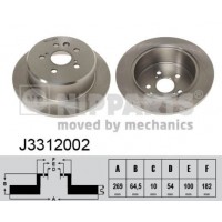 J3312002 NIPPARTS Гальмівний диск