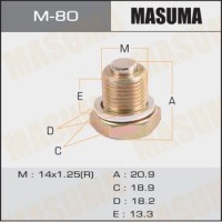 M-80 MASUMA Різьбова пробка, Масляний піддон