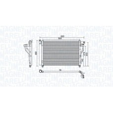 350203957000 MAGNETI MARELLI Конденсатор кондиціонера