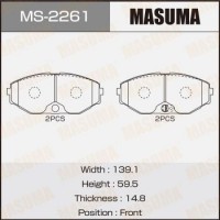 MS-2261 MASUMA Комплект гальмівних колодок