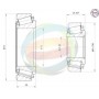 70-010007 MULTIPARTS Комплект підшипника ступиці колеса