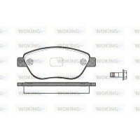 P9593.10 WOKING Комплект гальмівних колодок дисковий гальм