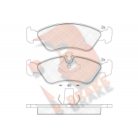 RB1152 R BRAKE Комплект гальмівних колодок дисковий гальм