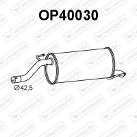 OP40030 VENEPORTE Глушник вихлопних газів кінцевий