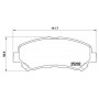 P 79 028 BREMBO Комплект гальмівних колодок дисковий гальм