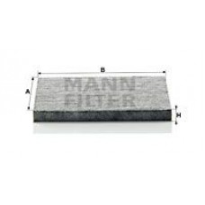CUK 2035 MANN-FILTER Фільтр повітря у внутрішньому просторі