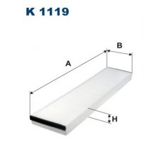 K 1119 FILTRON Фільтр повітря у внутрішньому просторі