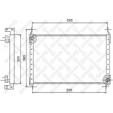 10-45299-SX STELLOX Конденсатор кондиціонера