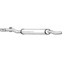 233-507 BOSAL Середній глушник вихлопних газів