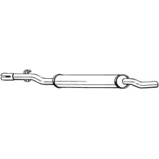 233-507 BOSAL Середній глушник вихлопних газів