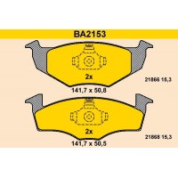 BA2153 BARUM Комплект гальмівних колодок дисковий гальм