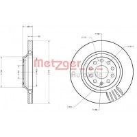 6110556 METZGER Гальмівний диск