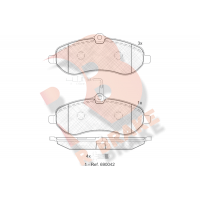 RB1802 R BRAKE Комплект гальмівних колодок дисковий гальм